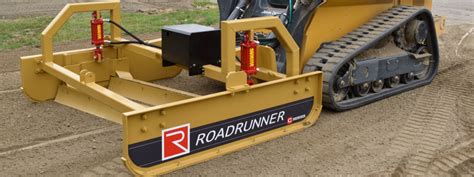 road groomet skid steer|skid steer grading equipment.